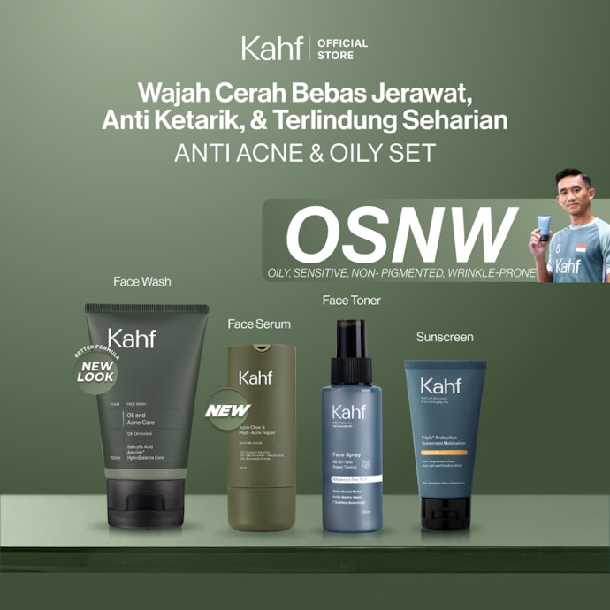 Apabila kulit Anda sedang berjerawat, gunakan paket skincare dengan kandungan salicylic acid (BHA)