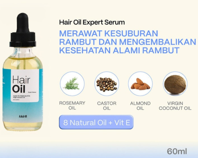 Agar rambut tak mudah mengembang, pilih hair oil yang mengandung vitamin C atau E