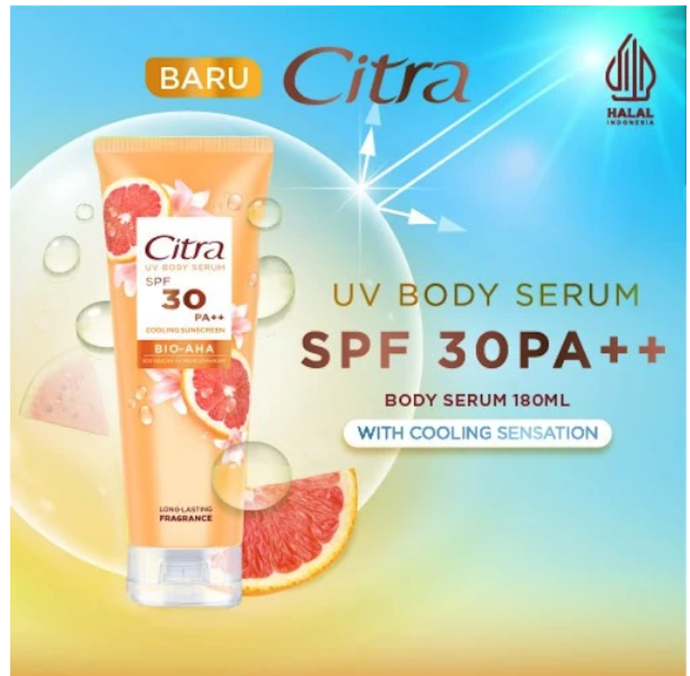 Gunakan handbody lotion yang dilengkapi minimal SPF 30 PA+++ atau broad spectrum agar kulit tidak makin kering dan kusam