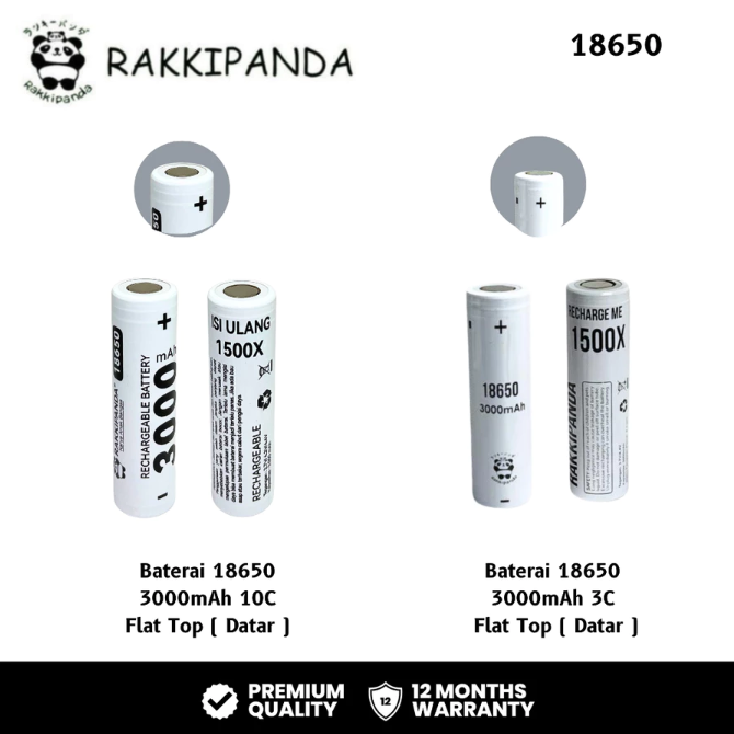 Baterai tipe flat top atau button top? Sesuaikan dengan perangkat yang digunakan