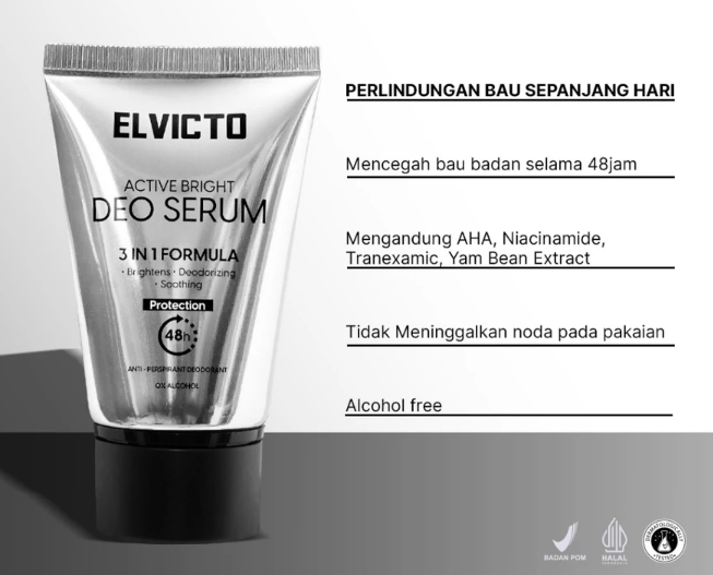 Jika Anda yang memiliki ketiak hitam, pilih deodorant lokal yang mengandung bahan pencerah, seperti niacinamide atau licorice
