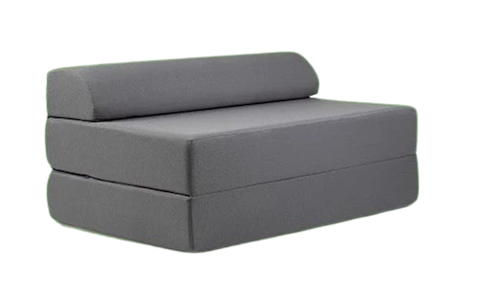 Apabila digunakan di kamar yang sempit, pertimbangkan untuk memilih sofa bed lipat