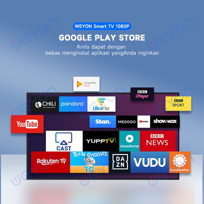 Jika Anda sering menonton film dan TV series, utamakan smart TV dengan antarmuka yang mudah digunakan