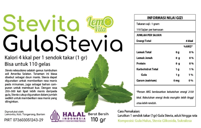 Cek kadar stevia untuk memastikan konsumsi stevia harian Anda tidak berlebihan