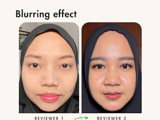 Blurring effect