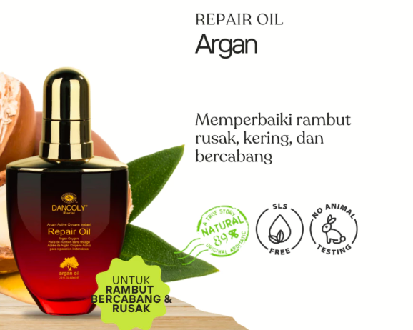 Jika rambut kering dan rontok karena rusak, gunakan vitamin yang diperkaya argan oil serta vitamin A, C, dan E
