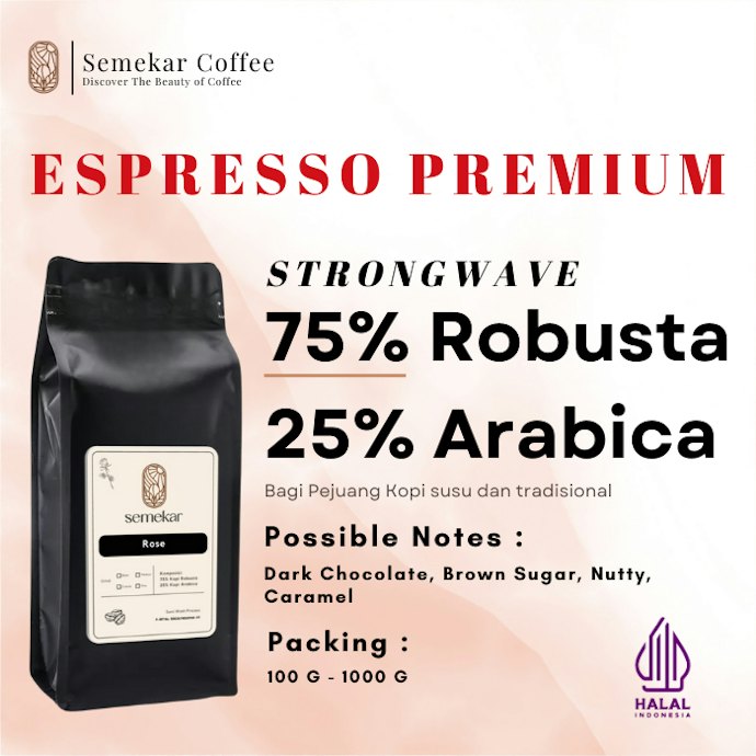 Jika Anda mencari kopi robusta untuk kopi susu, dapatkan coffee blend dengan arabika