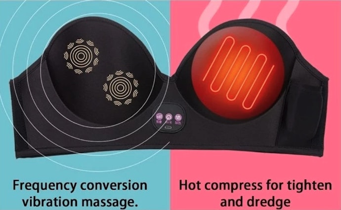 Untuk memicu pertumbuhan payudara secara permanen, pilih bra dengan massager