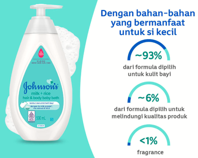 Pertimbangkan sabun bayi dengan busa ringan atau sabun cair yang teksturnya lembut