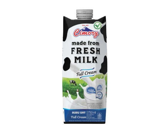 Jika ibu perlu menambah berat badan, pilih susu UHT full cream; Pilih susu UHT skim milk jika berat badan berlebih