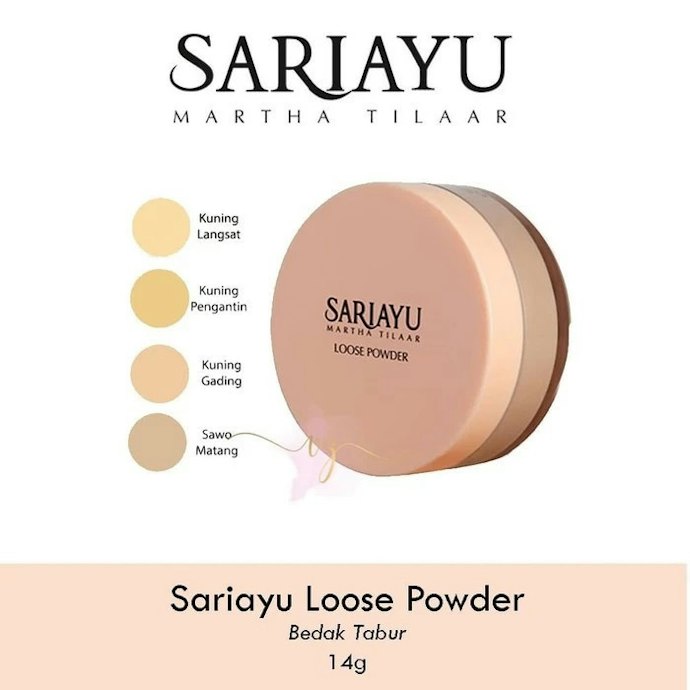 Jika kulit Anda berminyak, pilih bedak Sariayu Loose Powder