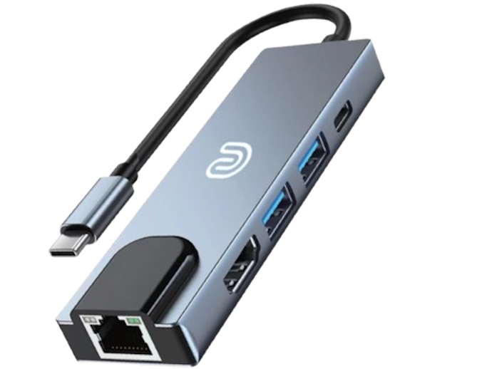 Pertimbangkan converter tipe hub untuk menyambungkan ke beberapa perangkat