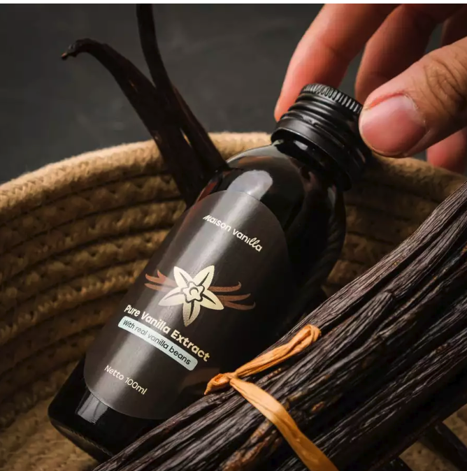 Agar memperoleh cita rasa kompleks, utamakan yang mengandung "pure vanilla"