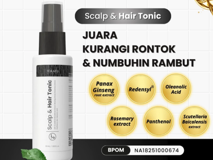 Untuk ibu hamil dan menyusui, pastikan memilih hair tonic untuk rambut rontok yang bebas paraben