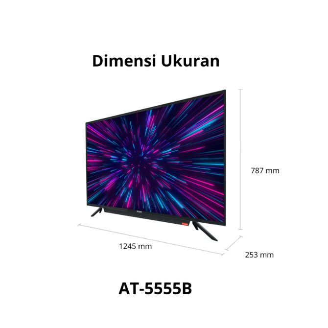 Sesuaikan ukuran TV dengan luas ruangan agar jarak pandang nyaman dan ideal