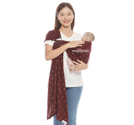 Cek jenis jahitan bahu gendongan ring sling; Untuk ayah yang juga ikut menggendong model jahitan bahu ‘gathered’ bisa jadi pilihan