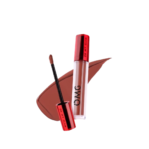 Untuk kulit gelap, akan lebih baik bila memakai lip cream OMG warna basic cokelat