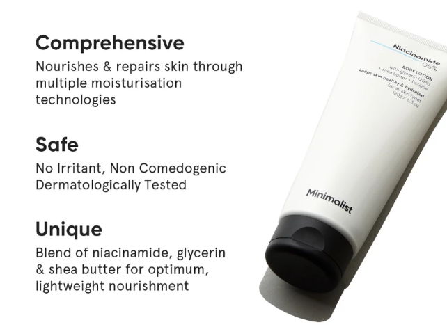 Pastikan handbody tidak mengandung paraben, phthalates, serta retinol dan turunannya