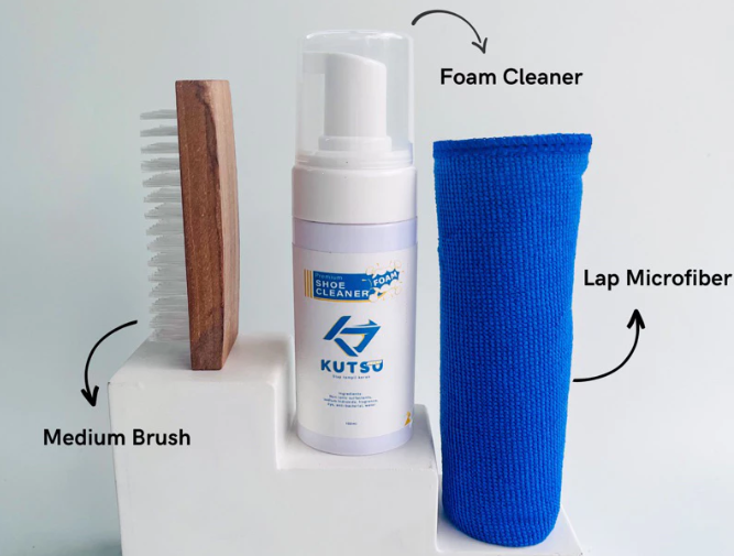 Pertimbangkan produk kit bila Anda belum memiliki peralatan mencuci sepatu