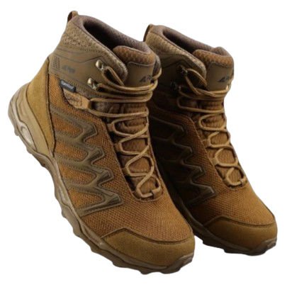 Untuk pendakian di medan terjal atau beberapa hari, cari sepatu gunung high-cut dengan lug depth 4–5 mm