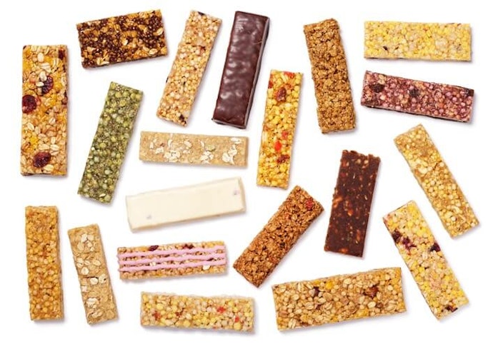 Periksa bahan dasar snack bars