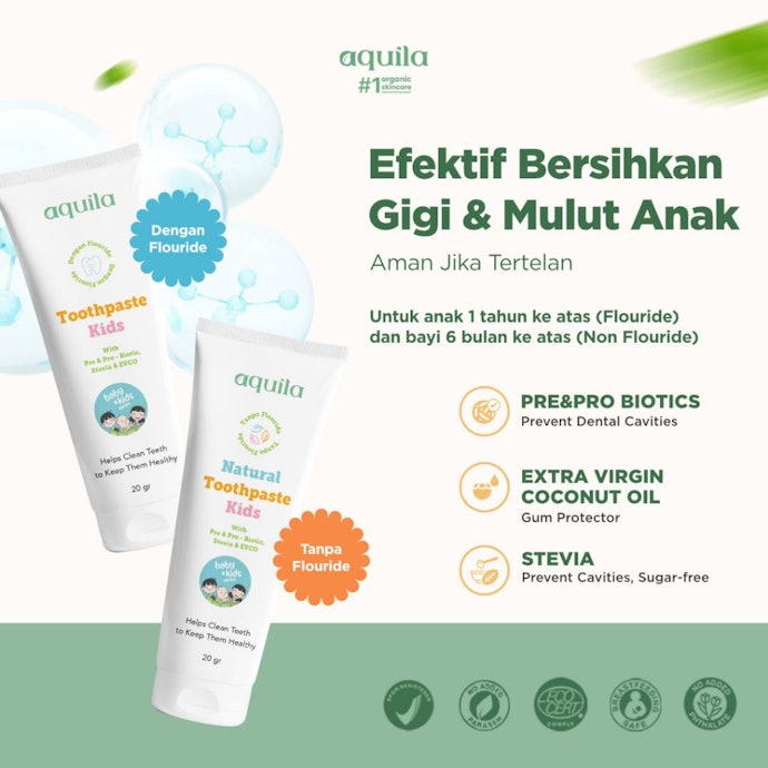 Pastikan juga tidak ada bahan yang abrasif bagi gigi