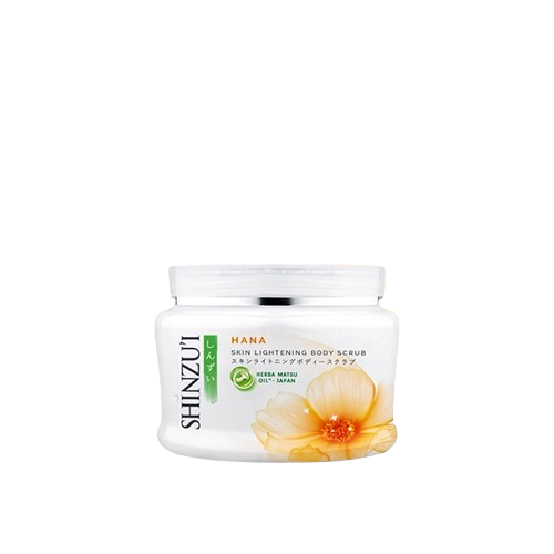 Agar cerah optimal, gunakan juga Shinzu'i body scrub 2-3 kali seminggu