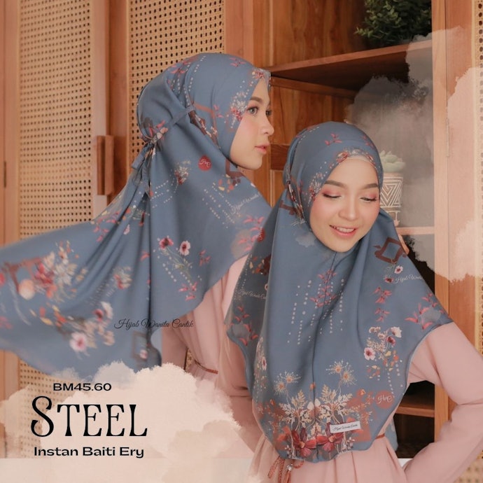 Jika Anda ingin yang praktis, utamakan hijab polycotton instan