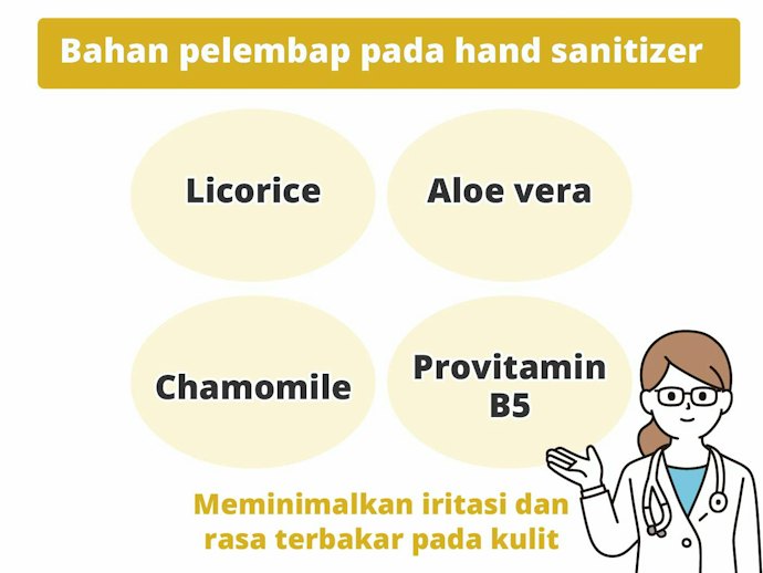 Pastikan bahannya melembapkan kulit dan tidak lengket