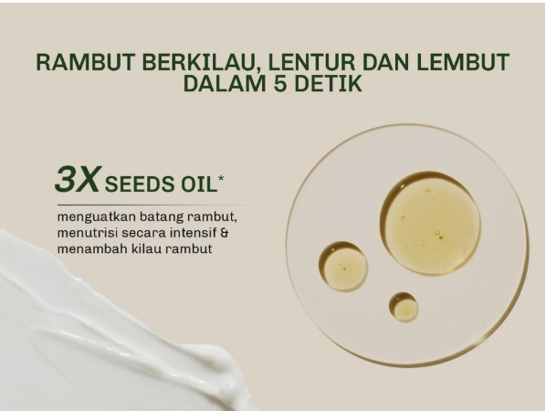 Untuk melembapkan rambut kering, cari kondisioner yang mengandung shea butter, ceramide, atau plant oils