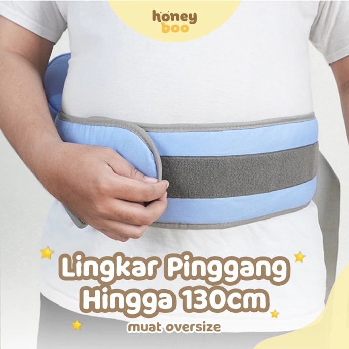 Ayah ikut menggendong? Pilih gendongan yang talinya adjustable, jadikan lingkar pinggang penggendong sebagai patokan