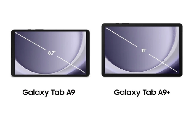Tentukan ukuran tablet Samsung: 8 inch, 11, inch, 10 inch, 12 inch, atau 14 inch