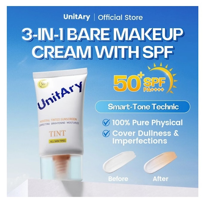 Pastikan untuk memilih sunscreen minimal SPF 30 PA+++