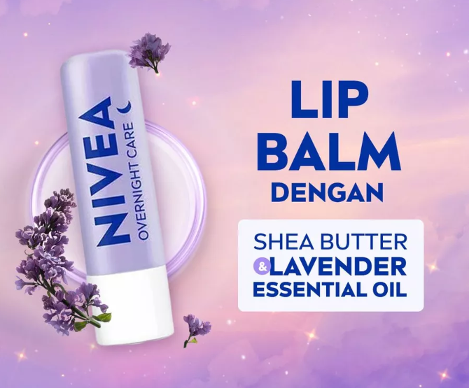Untuk melindungi dan merawat bibir sepanjang malam, prioritaskan NIVEA Lip Balm Overnight Care