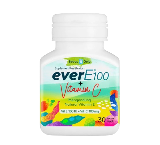 Akan lebih baik jika suplemennya mengandung vitamin C untuk meminimalkan terjadinya oksidasi pada vitamin E