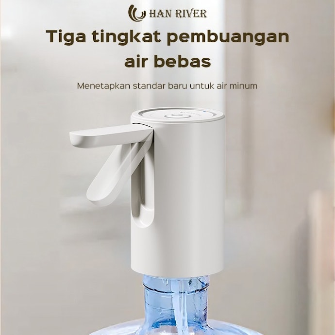 Untuk menjaga kerapian dan kebersihan, pilih pompa galon elektrik dengan keran lipat