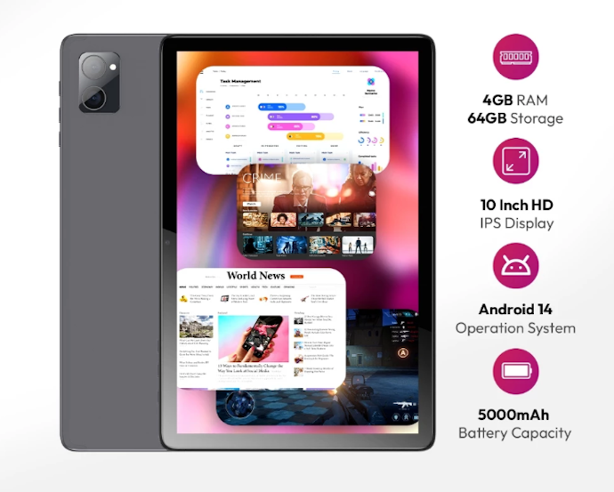 Untuk kebutuhan anak dan hiburan ringan, pertimbangkan tablet 1 jutaan yang terjangkau