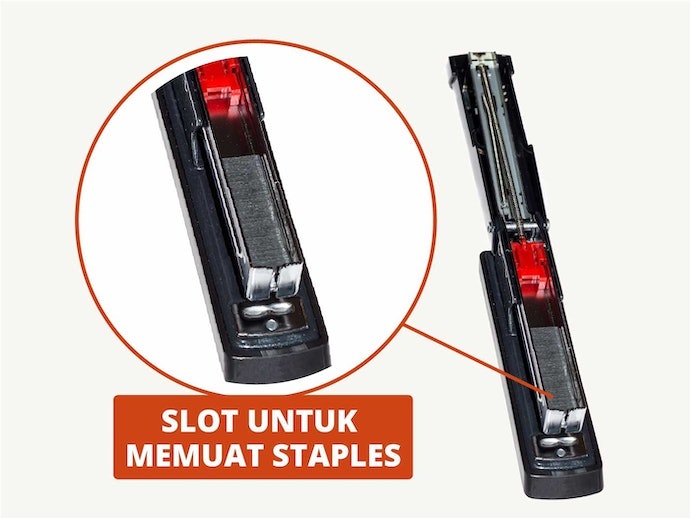 Pertimbangkan yang bisa menampung 100 staples untuk mempercepat pekerjaan