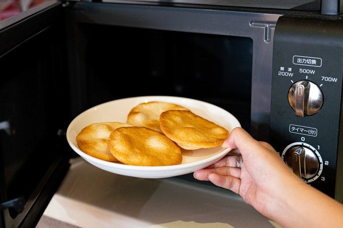 Hangatkan selama 10 detik di dalam microwave
