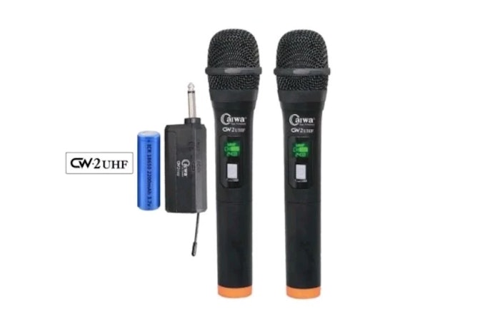 Prioritaskan mic UHF dengan jangkauan sinyal hingga 100 meter