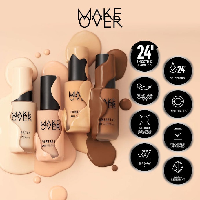 Untuk kulit berminyak dan berjerawat pilih medium coverage foundation; jika disertai kulit sensitif pertimbangkan light coverage