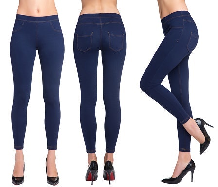 Untuk wanita aktif, pilih jeggings yang pasti pas dikenakan oleh berbagai bentuk tubuh