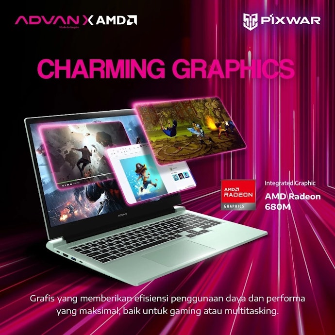 Utamakan laptop dengan iGPU setara Radeon 680M atau lebih tinggi