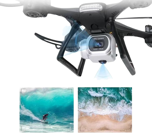 Untuk dokumentasi pribadi, drone kamera dengan resolusi video 1080p sudah memadai