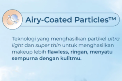 Utamakan bedak tabur yang partikelnya sangat halus (ultra-fine)