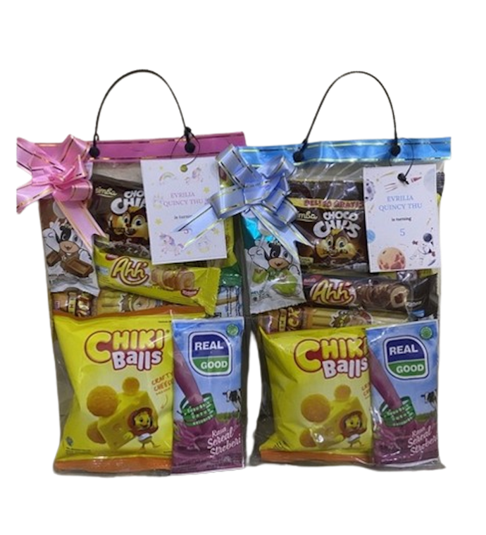 Pilih bingkisan ulang tahun berdasarkan kemasannya: Pouch yang ekonomis atau box yang bisa dipakai ulang