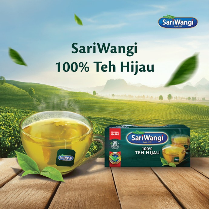 Untuk menurunkan berat badan, pilih teh hijau murni tanpa tambahan apa pun
