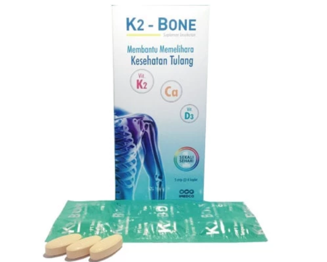 Untuk mengoptimalkan proses penyerapan kalsium, pilih suplemen tulang yang dilengkapi vitamin D3, K2, dan magnesium