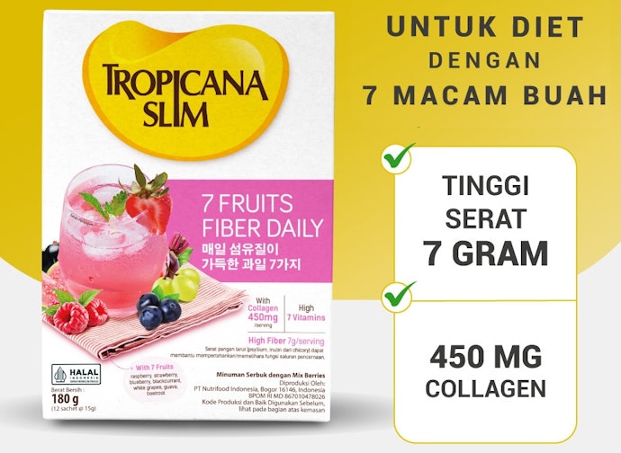 Utamakan minuman fiber yang jumlah serat per takaran sajinya tinggi