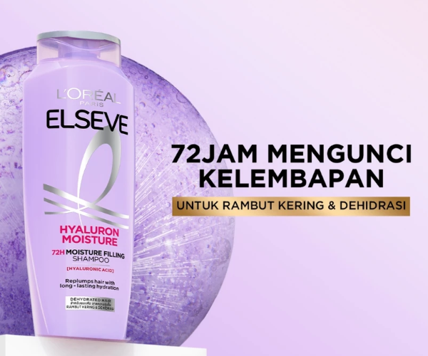 Untuk rambut kering, pilih yang mengandung pelembap, seperti glycerin, ceramide, atau plant oil